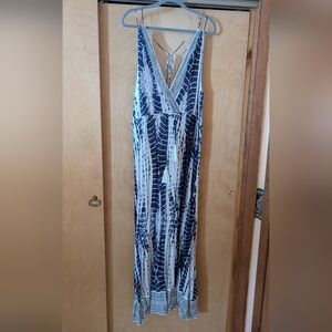 VENUS Shibori Patterned Maxi Dress